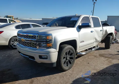 2014 Chevrolet Silverado 1500 High Country из США, поврежденный, VIN 3GCUKTEJ9EG510302